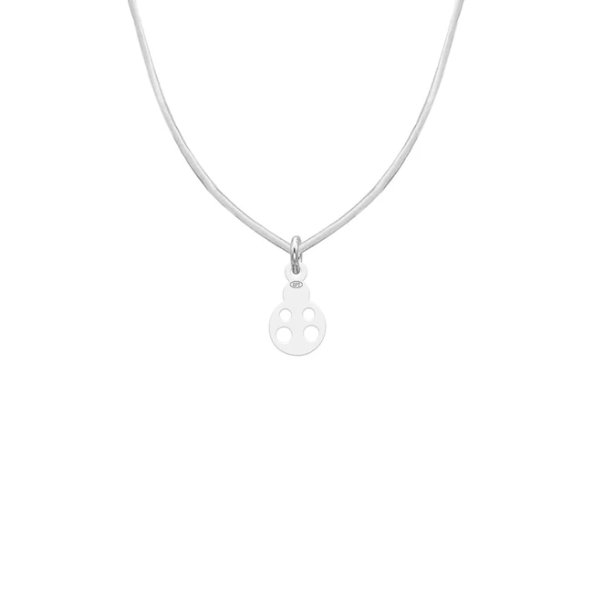 Lănțișor Mărțișor Argint 925 - pandantiv gargarita 7 mm