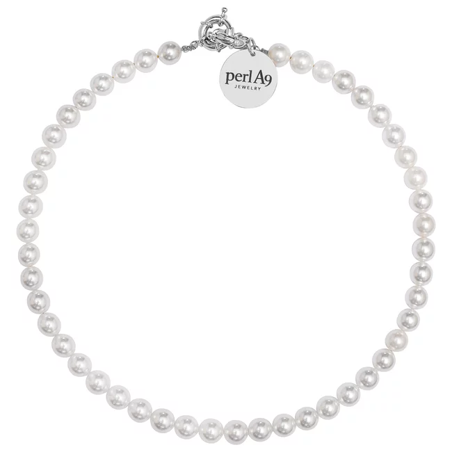 Perla9 Lant telefon / Colier / Curea THE CLASSY accesoriu multifunctional din perle scoica - placat cu argint picture - 7