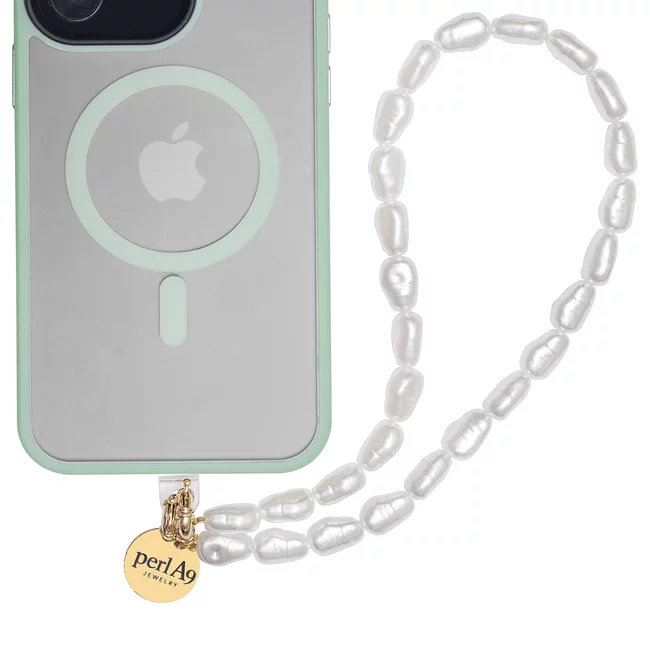 Perla9 Lant telefon / Colier / Curea THE ESSENTIAL accesoriu unisex multifunctional din perle sintetice - placat cu argint picture - 7