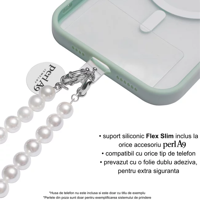 Perla9 Lant telefon / Colier / Curea THE MOONLIGHT accesoriu multifunctional din perle sintetice - placat cu aur galben picture - 20