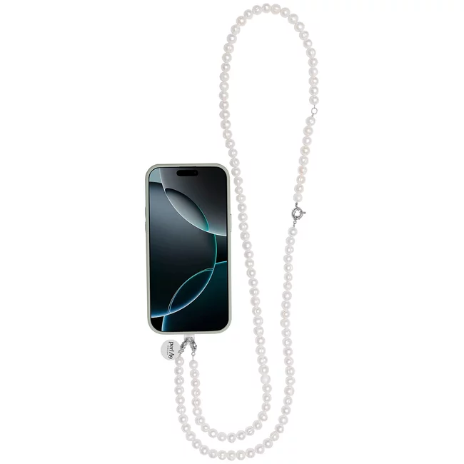 Perla9 Lant telefon / Colier / Curea THE NATURAL accesoriu multifunctional din perle de cultura - placat cu argint picture - 27