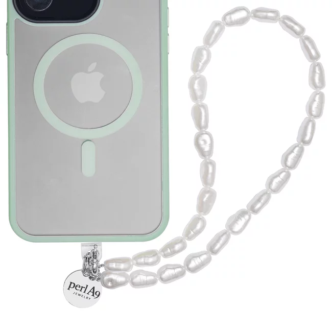 Perla9 Maner telefon / Colier THE ESSENTIAL accesoriu unisex multifunctional din perle sintetice - placat cu argint picture - 10