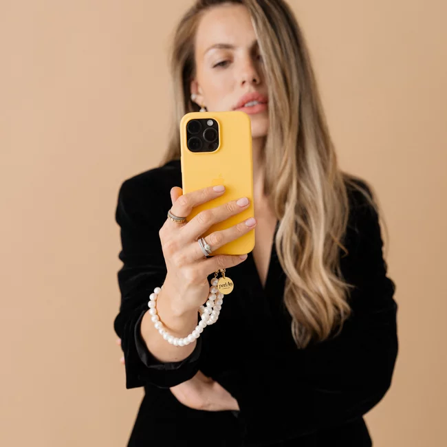 Perla9 Maner telefon / Colier THE NATURAL accesoriu multifunctional din perle de cultura - placat cu argint picture - 8