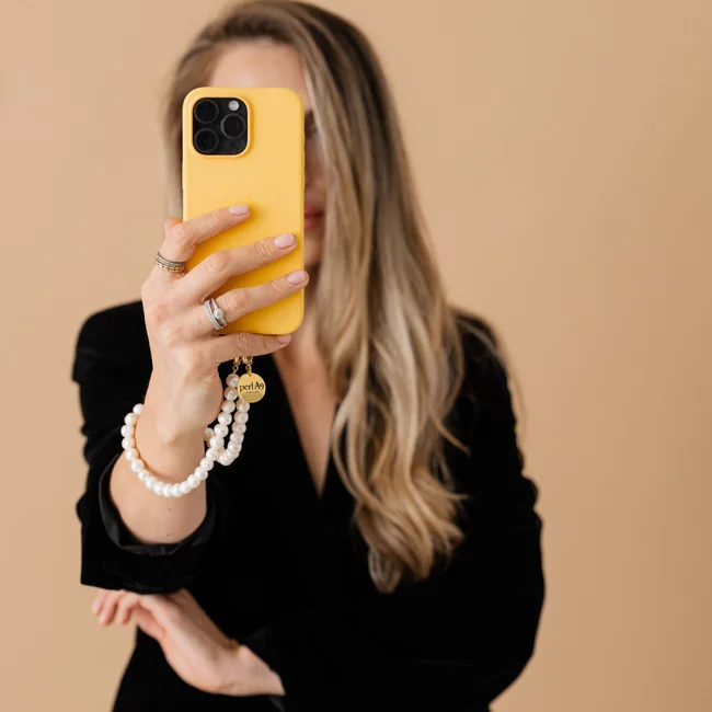 Perla9 Maner telefon / Colier THE NATURAL accesoriu multifunctional din perle de cultura - placat cu argint picture - 16
