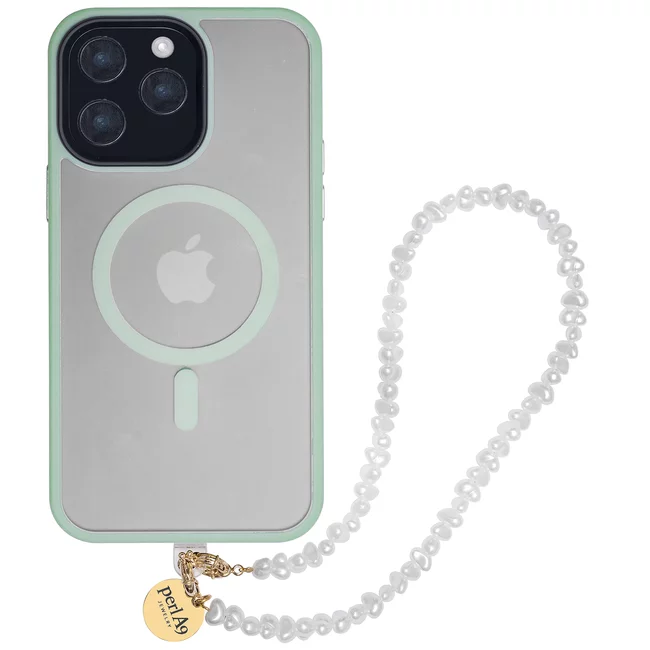 Perla9 Maner telefon / Colier THE TWIST accesoriu multifunctional din perle sintetice - placat cu aur galben picture - 6