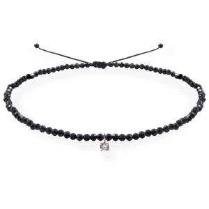 Bratara de picior, Dama, pandantiv Aur cu zirconiu si spinel