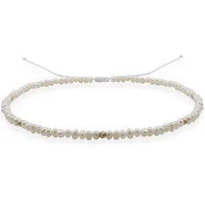 Bratara de picior, perle si bilute Aur 14K Premium