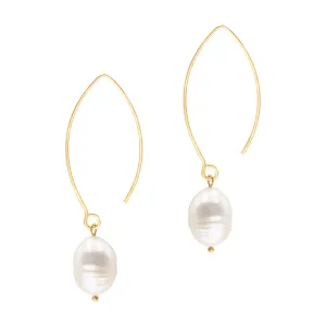 Cercei lungi Argint 925 Premium dama - perle de cultura (11 mm)