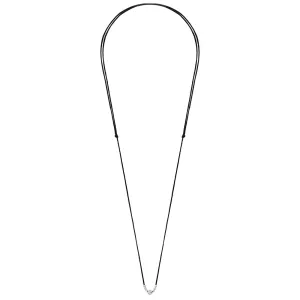 Colier Argint 925 Premium - snur reglabil si bilute striatii