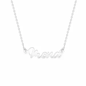Lantisor cu nume, Argint (decupat stil semnatura)
