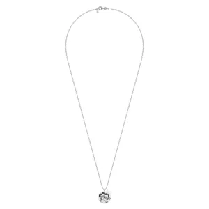 Lantisor Argint dama, lant, cruce (10 mm), banut (14 mm) personalizat laser 4life cu poza