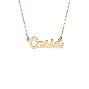 Lantisor cu nume, Aur 14K Premium, pentru copii (2-14 ani)