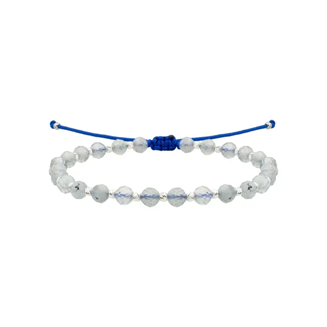 Bratara Argint 925 Premium dama - bilute si pietre semipretioase acvamarin