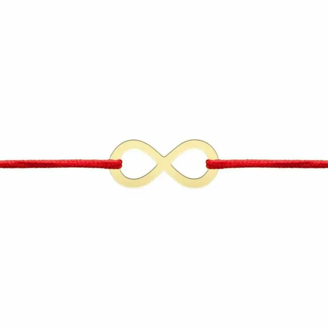 Bratara Argint 925 Premium dama, snur reglabil si infinit mare, personalizata cu text (17 mm) picture - 3
