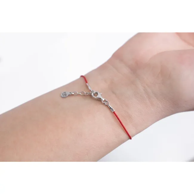 Bratara snur steluta 5 mm personalizata gravura initiala Argint 925 Premium (cu carabina) picture - 4