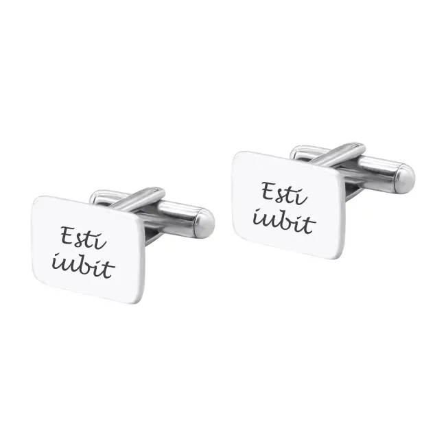 Butoni personalizati, Inox Premium hipoalergenic, dreptunghiulari (12 mm) picture - 5