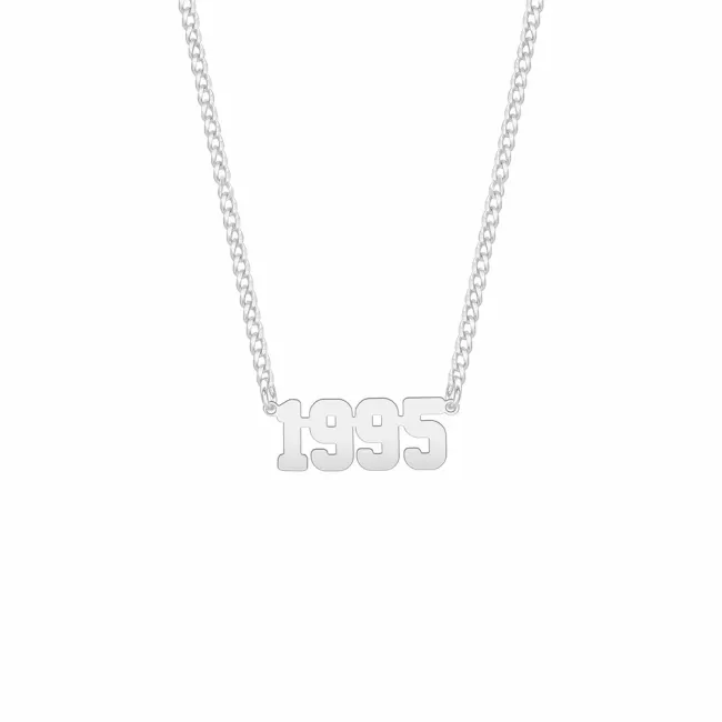Lantisor Argint 925 Premium cu an (lant cubanez - cu prindere laterala)