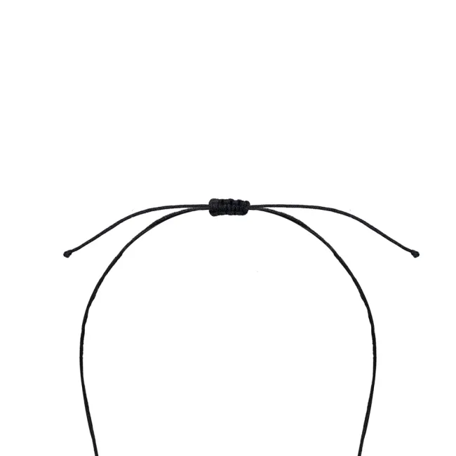 Colier cu snur reglabil si pandantiv cruce Aur (8 mm) picture - 4