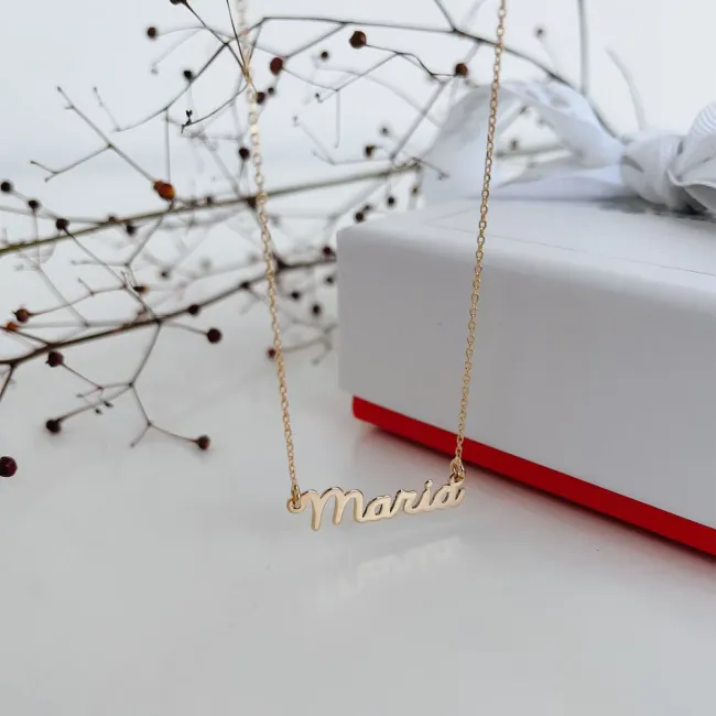 Lantisor Aur 14K Premium cu nume picture - 3
