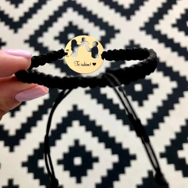 Bratara din Aur 14K Premium, personalizata cu gravura picture - 6