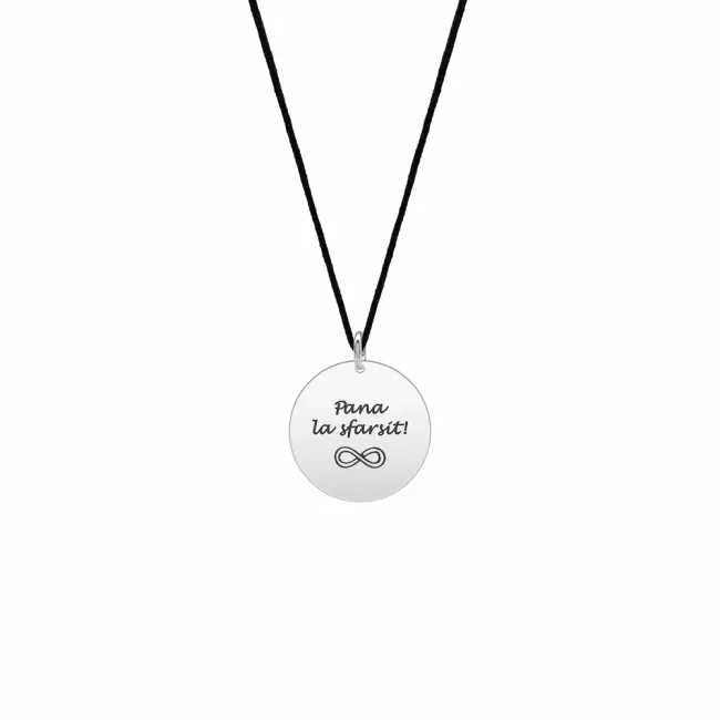 Pandantiv Aur 14K Premium, personalizat cu poza, banut mic 10 mm picture - 5